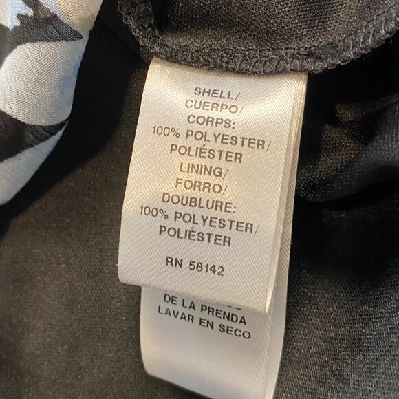 London Times Petites Floral Wrap Dress Size 10P Ruffled - Picture 7 of 7